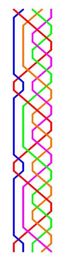 Brecon Place Doubles - blue line