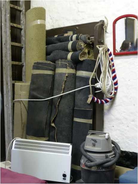 Vacuum cleaner stored in ringing chamber